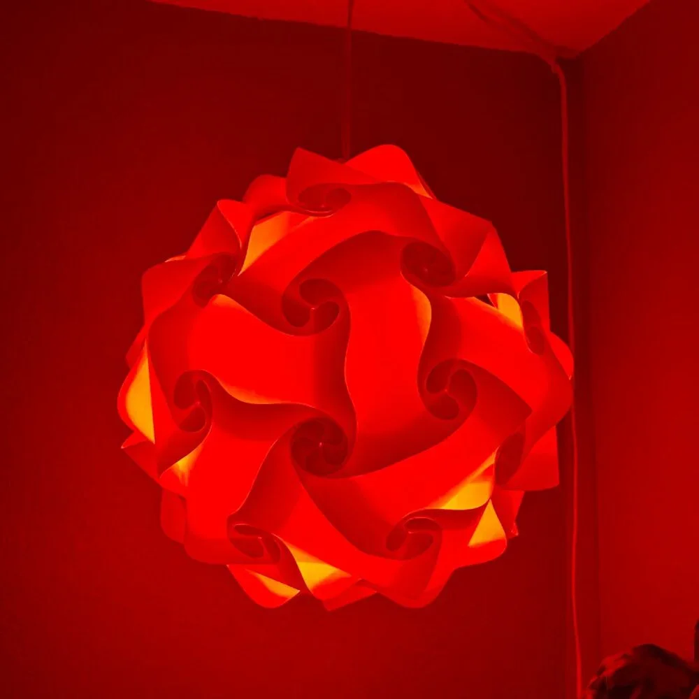 Handmade indoor - outdoor hanging lights. Mood lighting. Infinity light